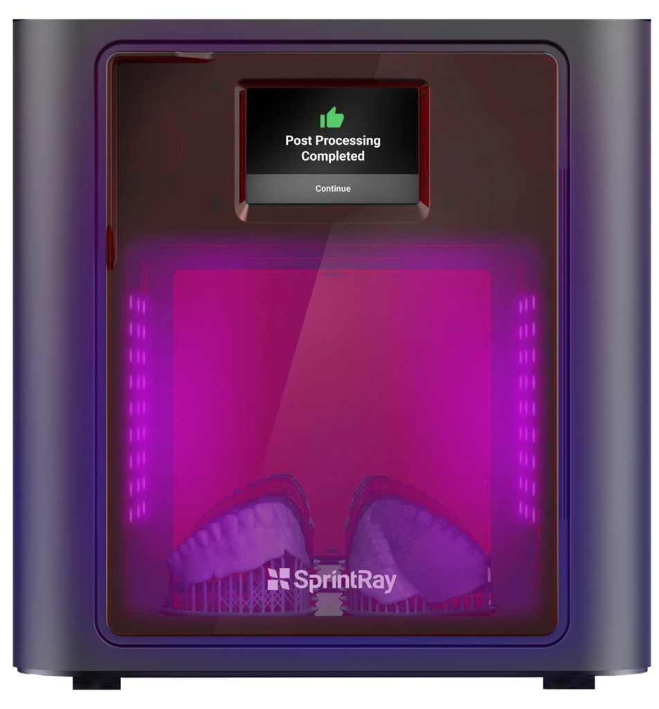Dispositivo Pro Cure per il post curing del processo di stampa 3d