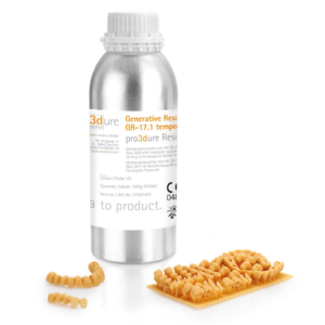 fornitura resina Pro3dure GR-17 e GR-17.1 Denti provvisori